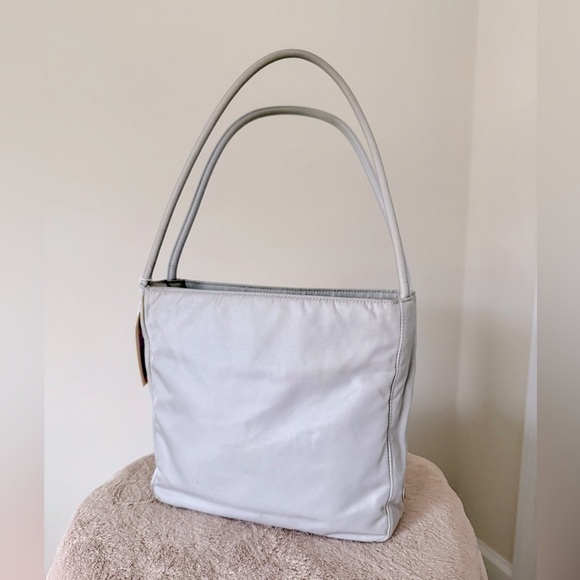 PRADA Tessuto Nylon Tote in Grey - Authentic and in used condition - Picture 1 of 8